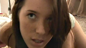 Hot amateur teen Brooke masturbating in front of the camera