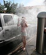 Horny teens Brooke and Kat washing a car and licking with passion  - 003.jpg
