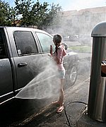 Horny teens Brooke and Kat washing a car and licking with passion  - 004.jpg