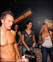 Many naughty drunken girls in hardcore orgy in private club