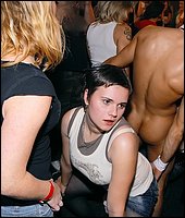 A lot of naughty drunken babes in wild hardcore party at club